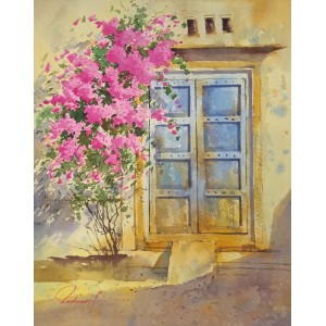 Sadia Arif, 11 x 15 Inch, Watercolor on Paper, Cityscape Painting, AC-SAD-062